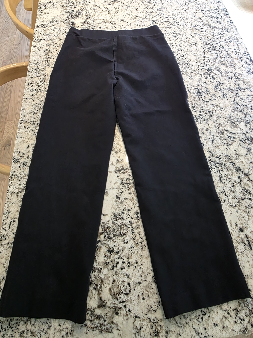 LOFT Black Ankle-Length Knit Pants - Picture 9 of 9